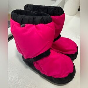 Bloch Kids Booties size small in Pink and Black